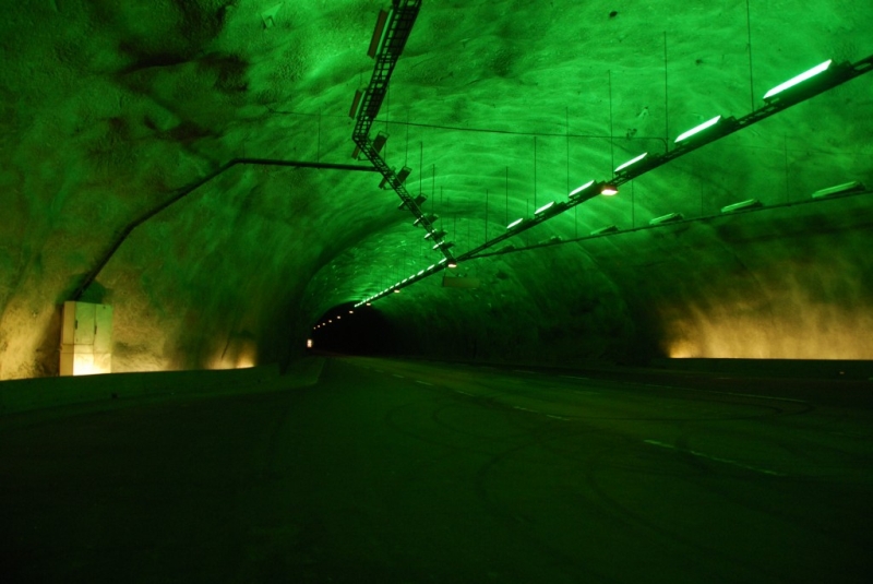 Laerdal Tunel, Norwegia - Najdłuższy drogowy tunel świata
